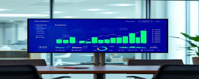 Dashboard di analytics con grafici di crescita